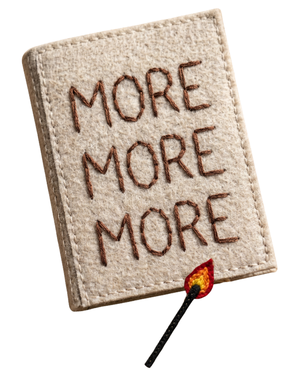 MORE MORE MORE Book